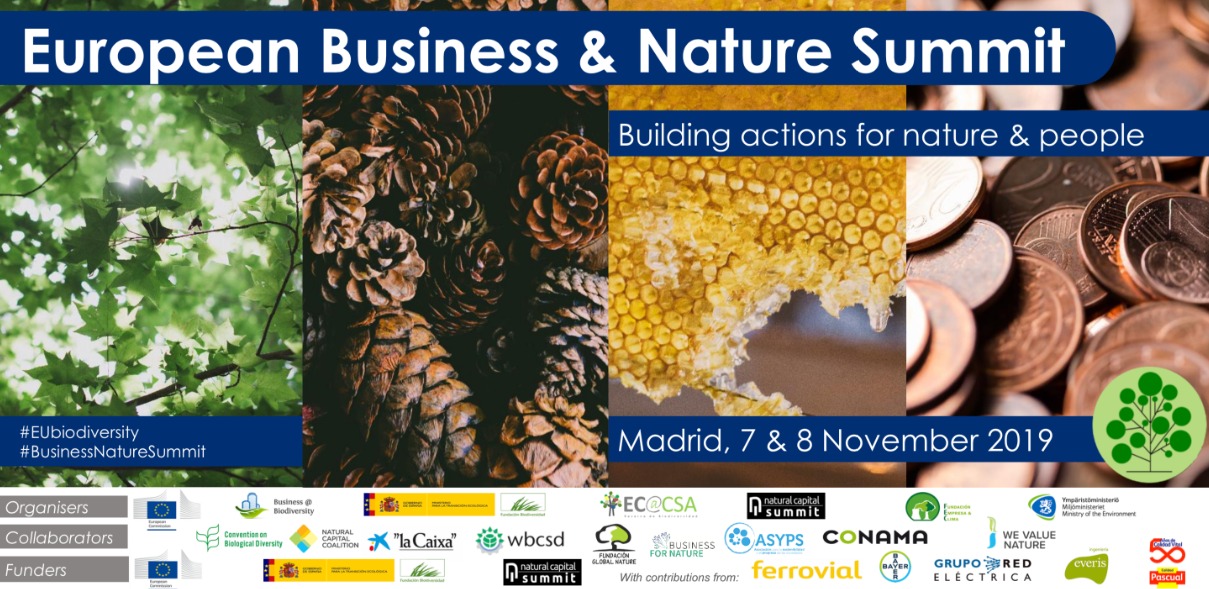 Apoyo al EUROPEAN BUSINESS & NATURE SUMMIT